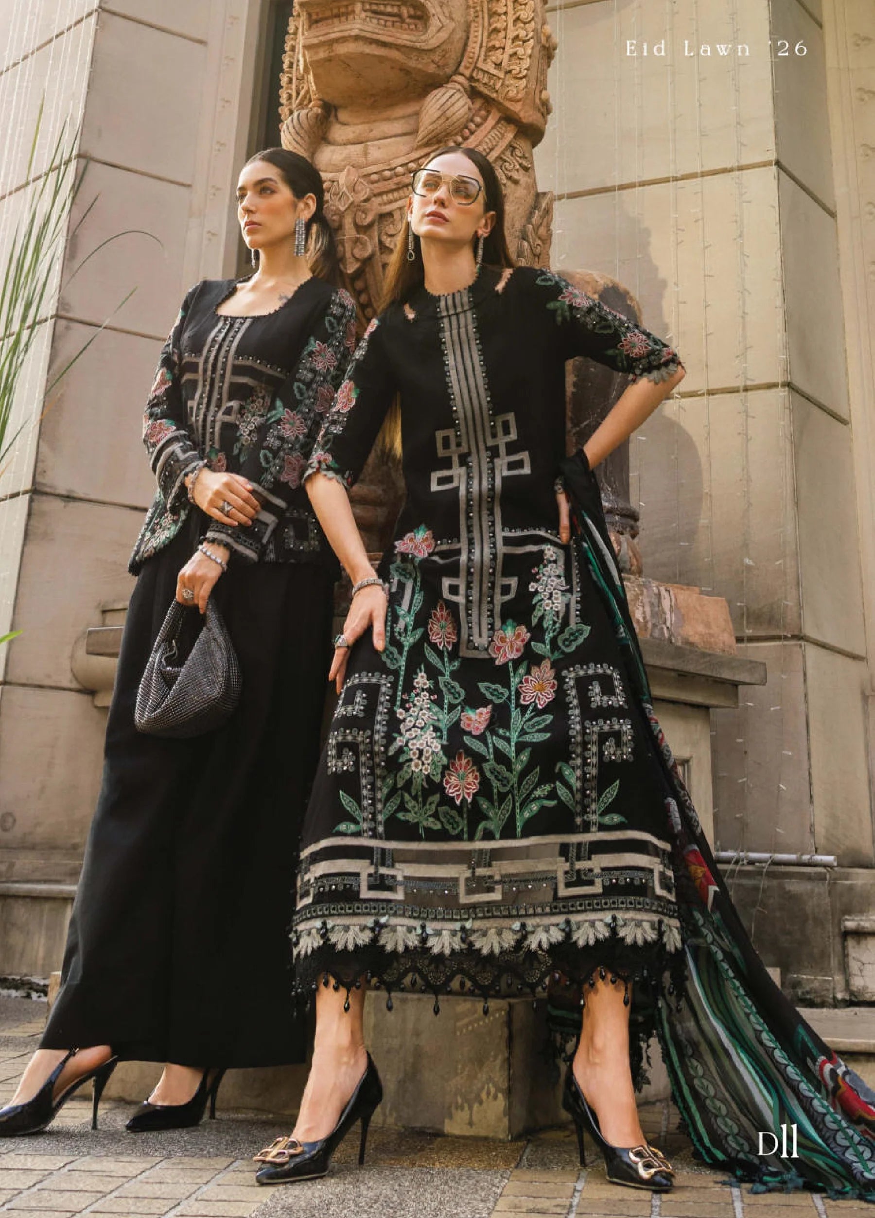 Maria B Unstitched Embroidered Dhanak 3 Piece Suit - HS - 0115
