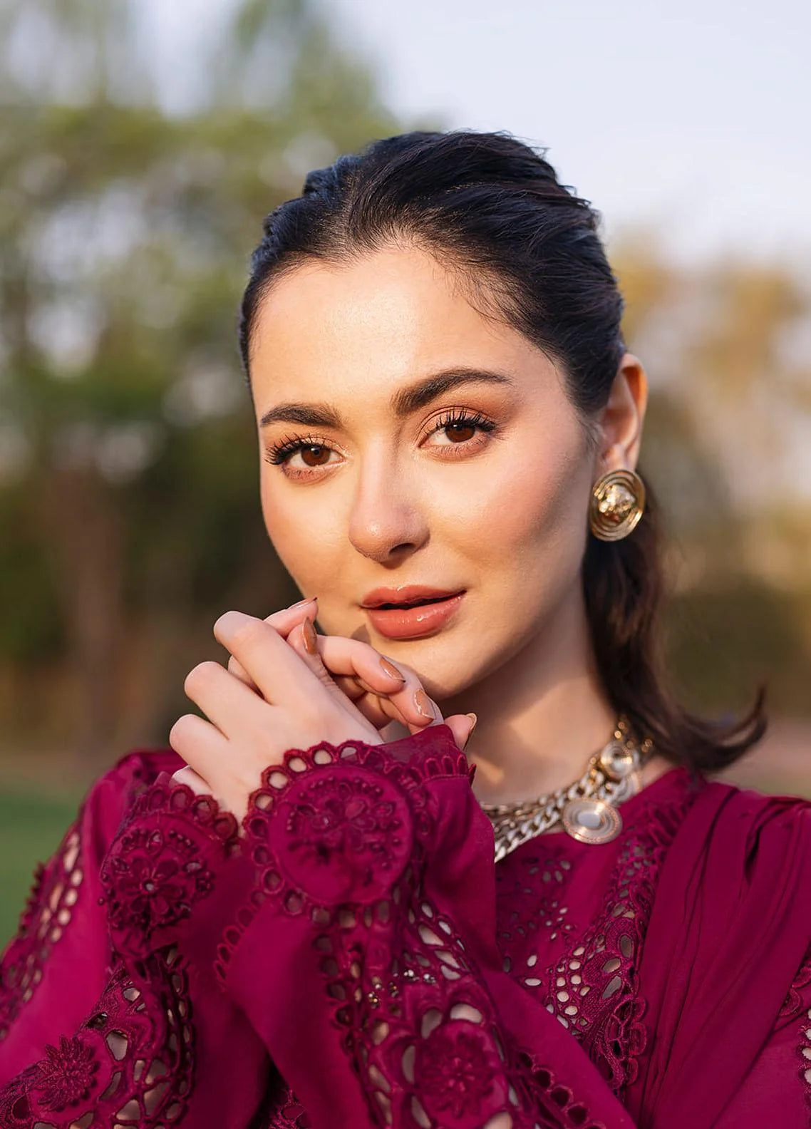 Manara Embroidered Dhanak Suits Unstitched 3 Piece - HS - 0103