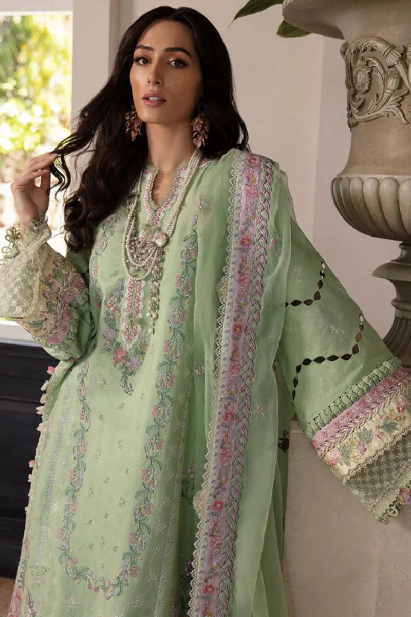 Aurélie – 3 Piece Embroidered Lawn – HS – 053