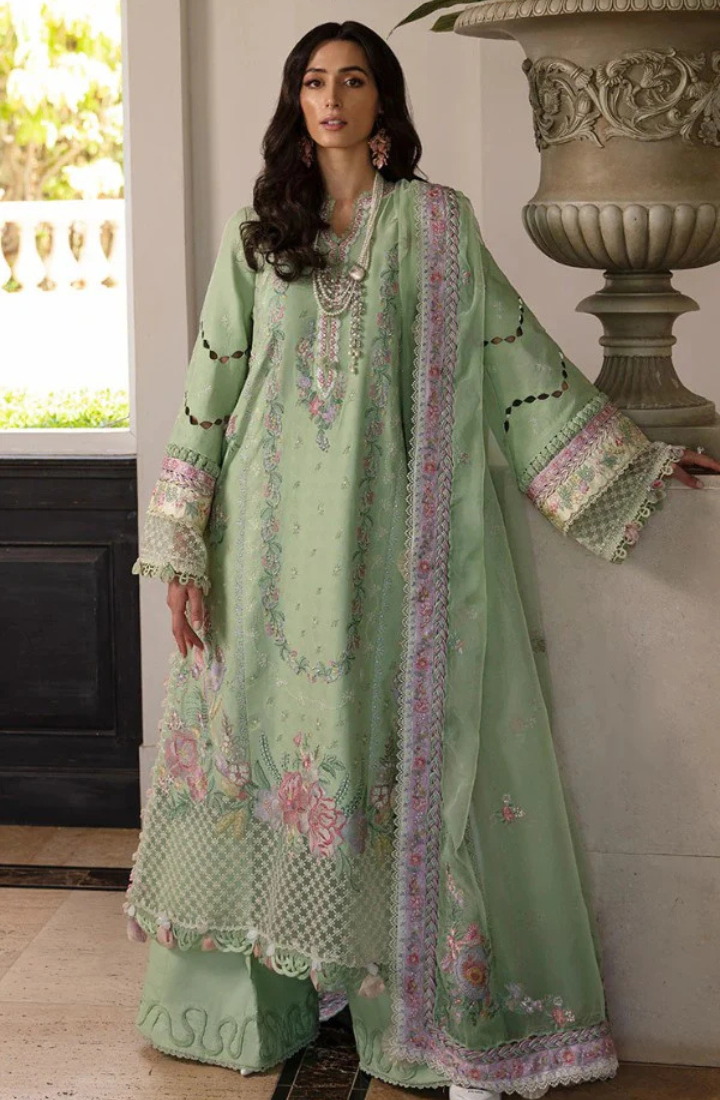 Aurélie – 3 Piece Embroidered Lawn – HS – 053