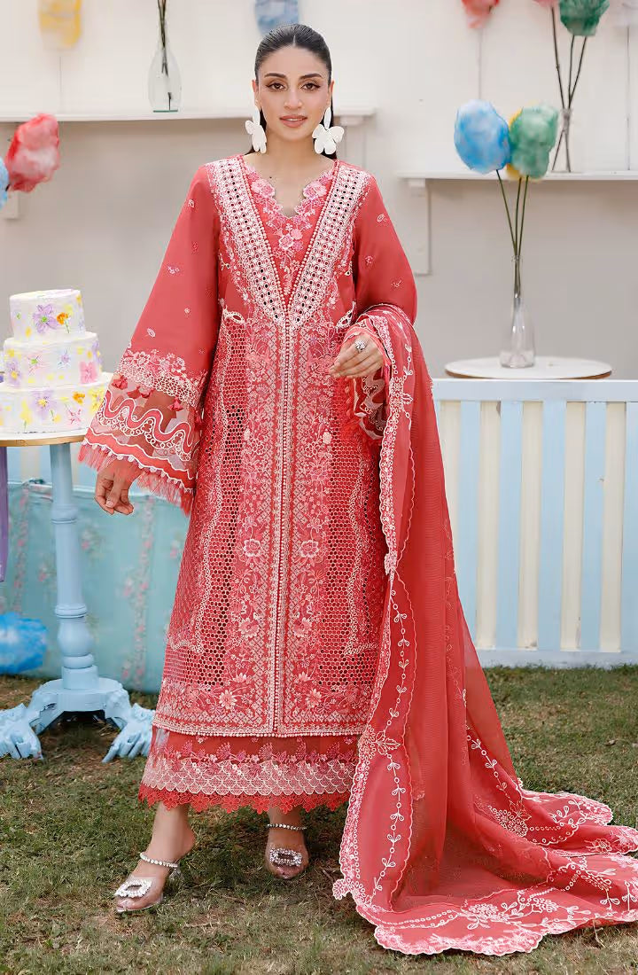 BIN ILYAS Carnival 3PC Luxury Lawn Suit - HS - 090