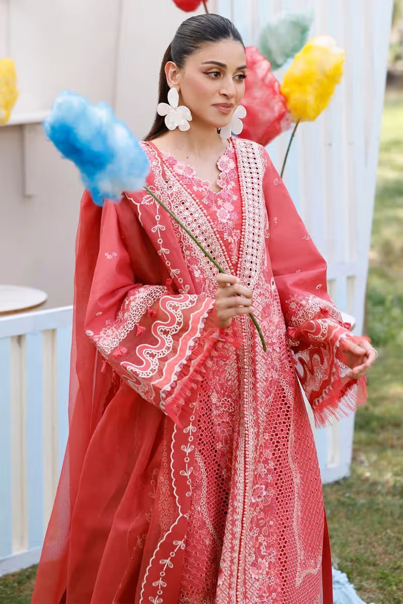 BIN ILYAS Carnival 3PC Luxury Lawn Suit - HS - 090