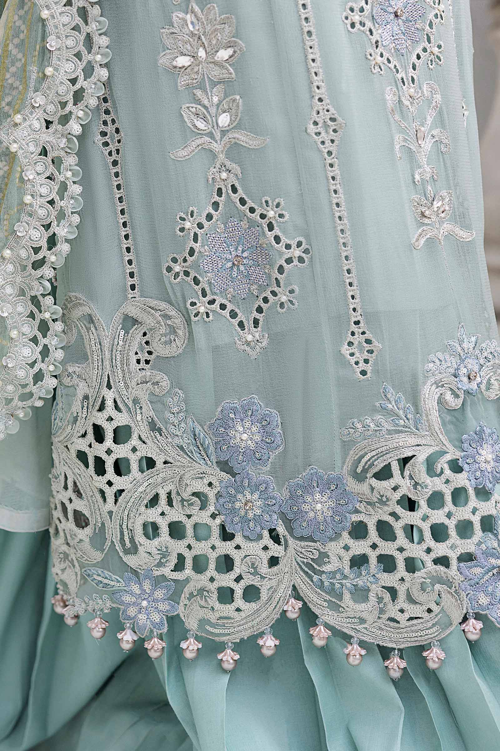 Maria B | Embroidered Shirt Embroidered Viscose - HS - 0126