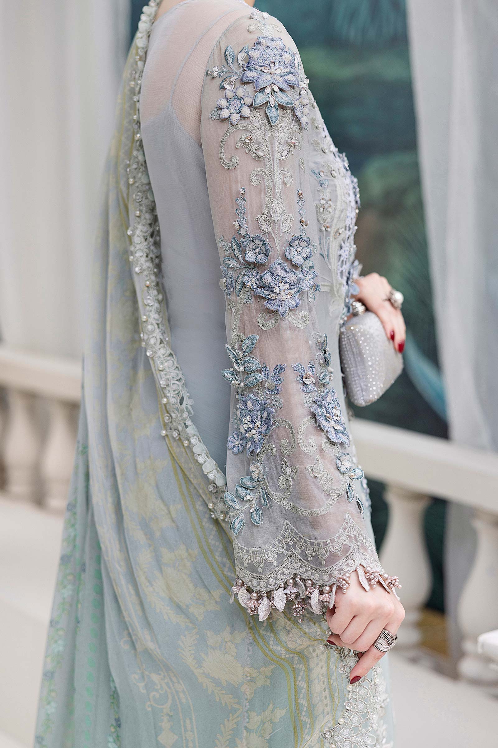 Maria B | Embroidered Shirt Embroidered Viscose - HS - 0126