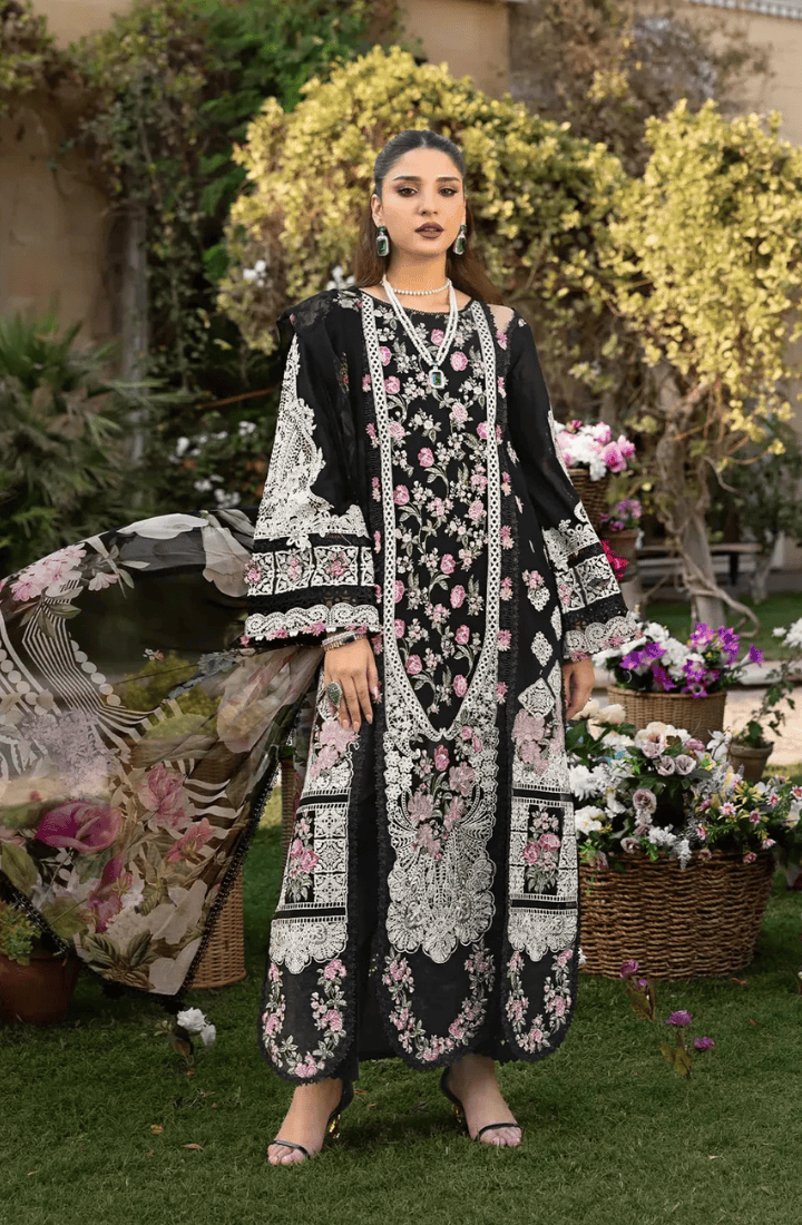 ELAF - 3PC Luxury Lawn Embroidered Suit - HS-017044