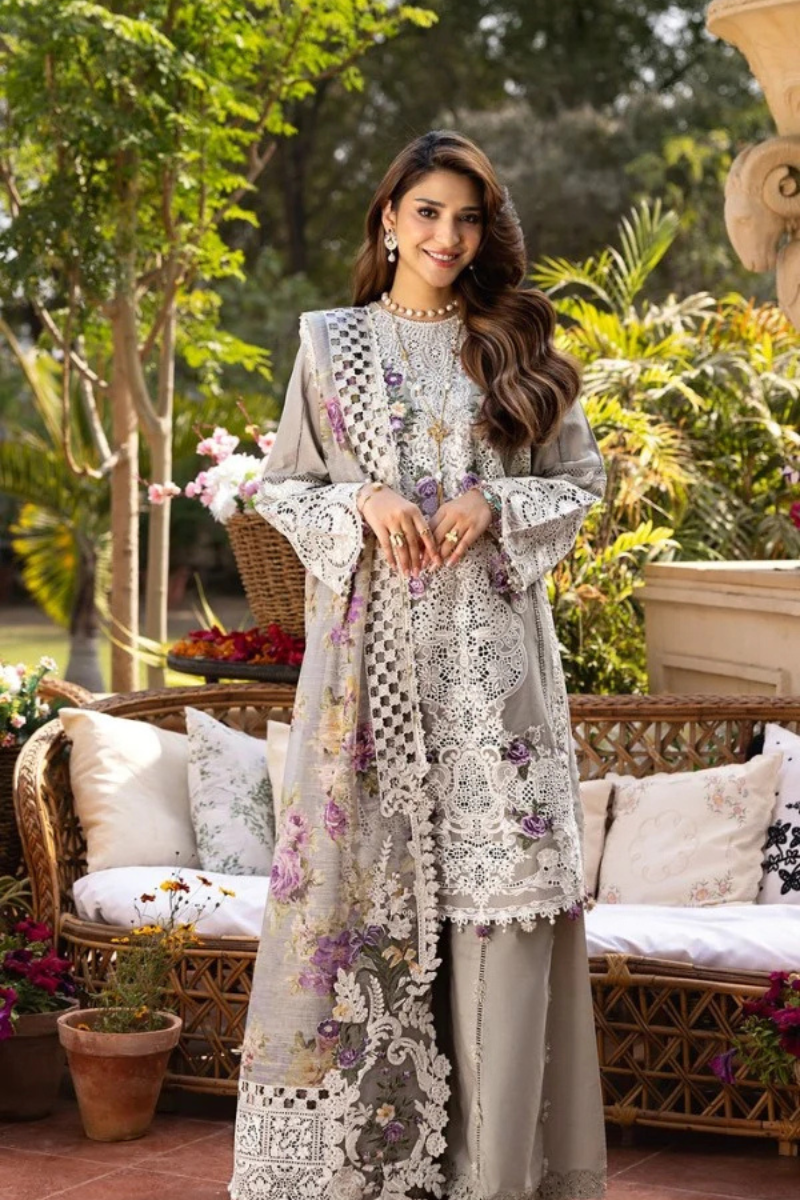 ELM – 3 Piece Embroidered Lawn – HS – 069