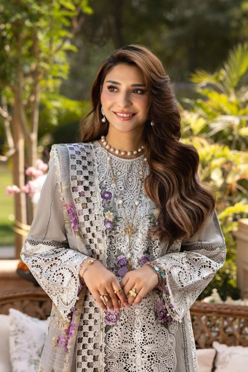 ELM – 3 Piece Embroidered Lawn – HS – 069