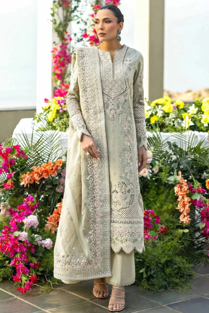 Elarin – 3 Piece Embroidered Lawn – HS – 063