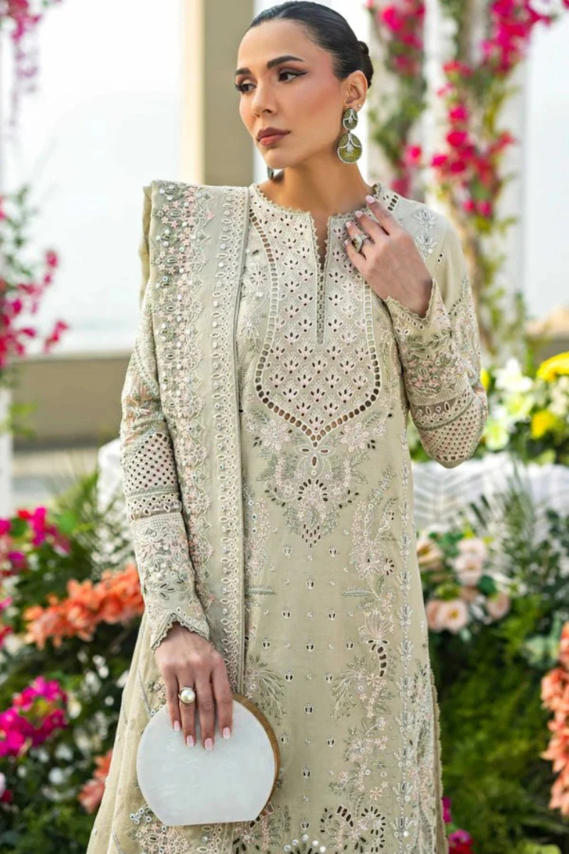 Elarin – 3 Piece Embroidered Lawn – HS – 063