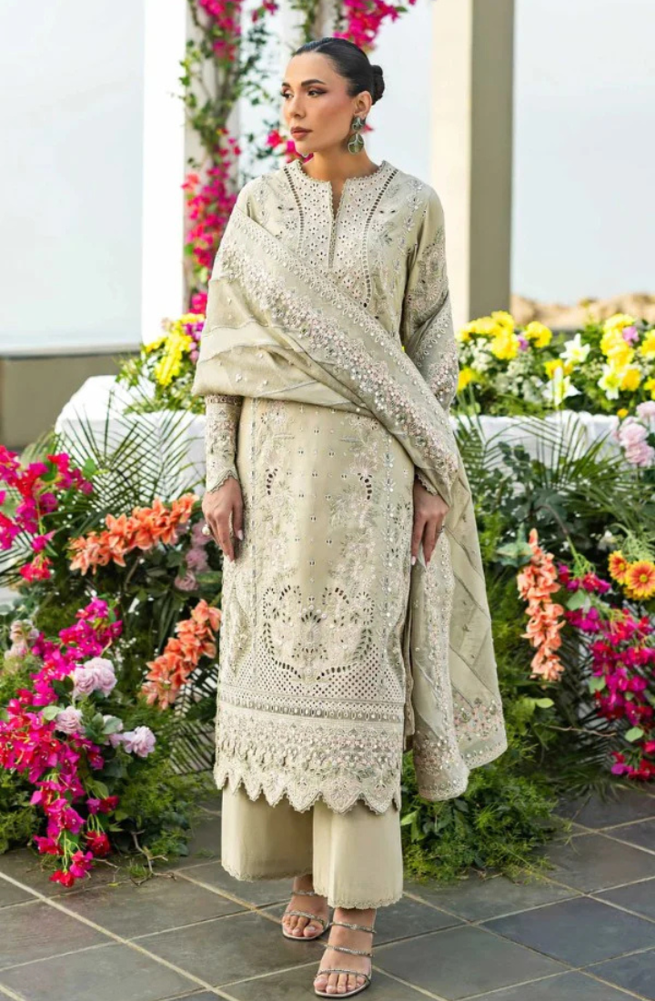 Elarin – 3 Piece Embroidered Lawn – HS – 063