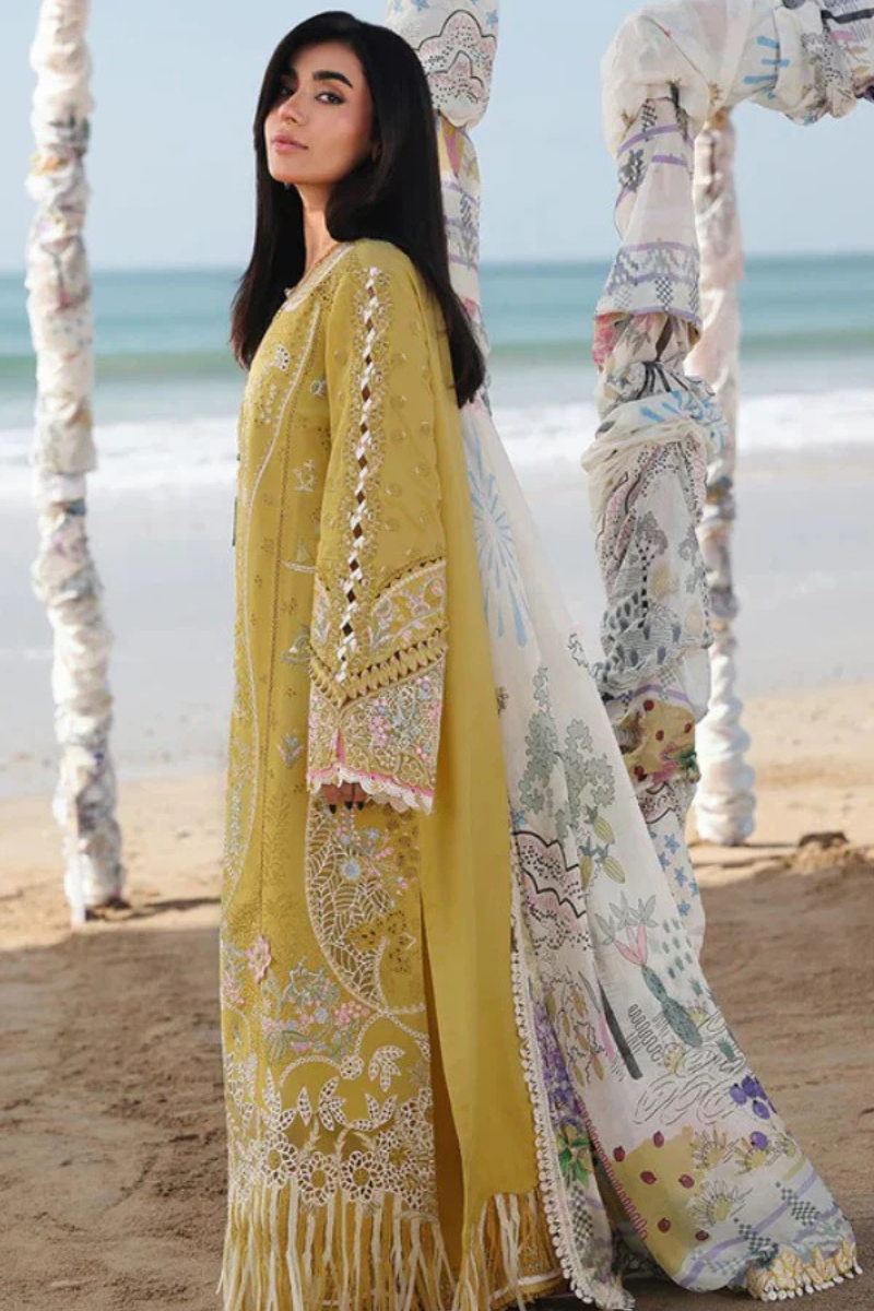 HIRA – 3 Piece Embroidered Lawn – HS – 057