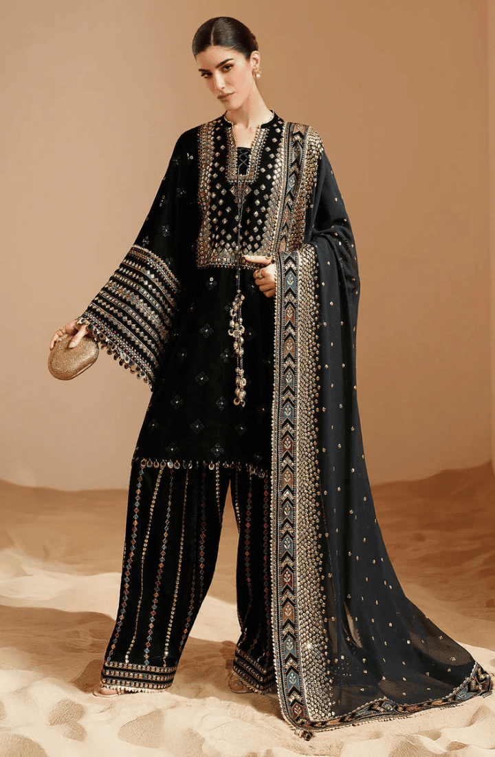 Jazmin - 3PC Luxury Lawn Embroidered Suit - USME-017085