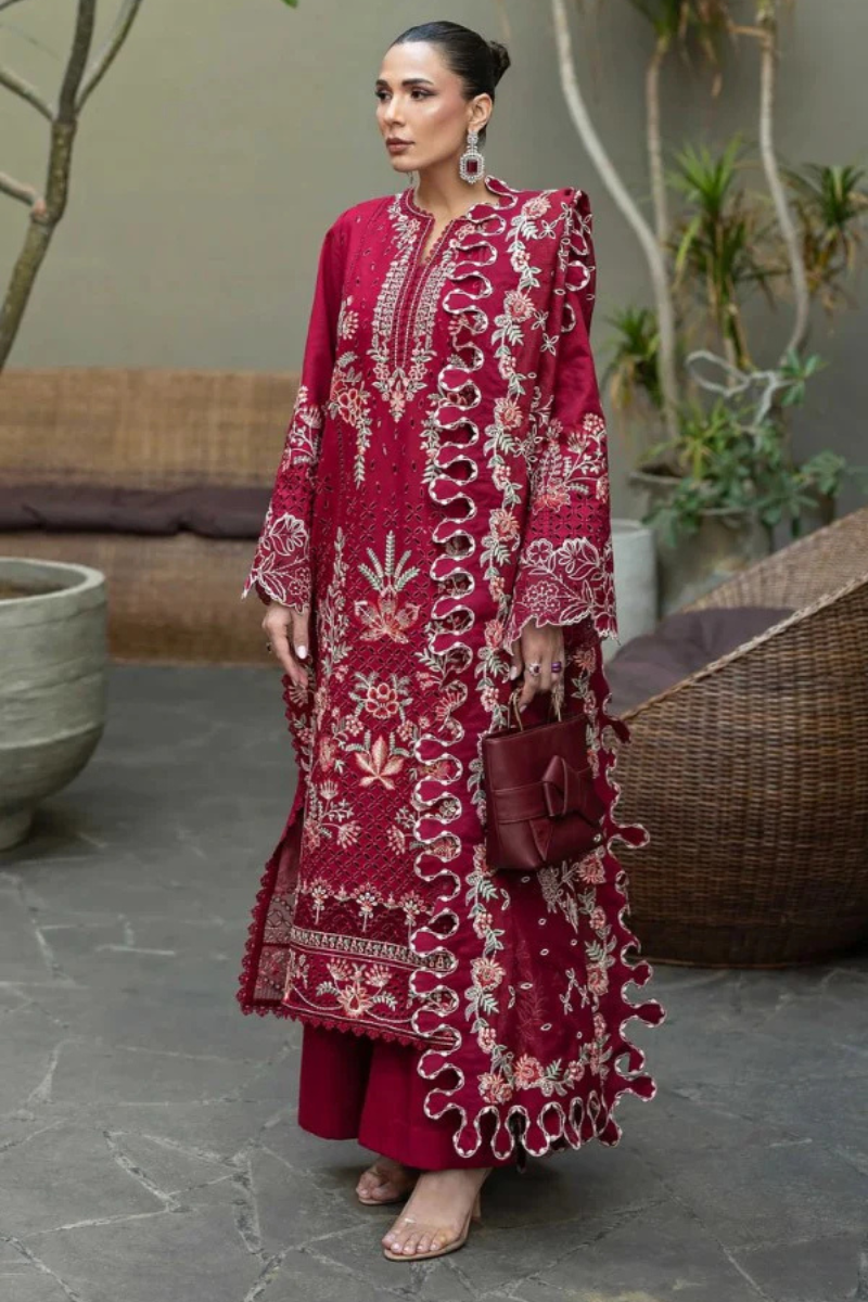 Maryvn – 3 Piece Embroidered Lawn – HS – 066