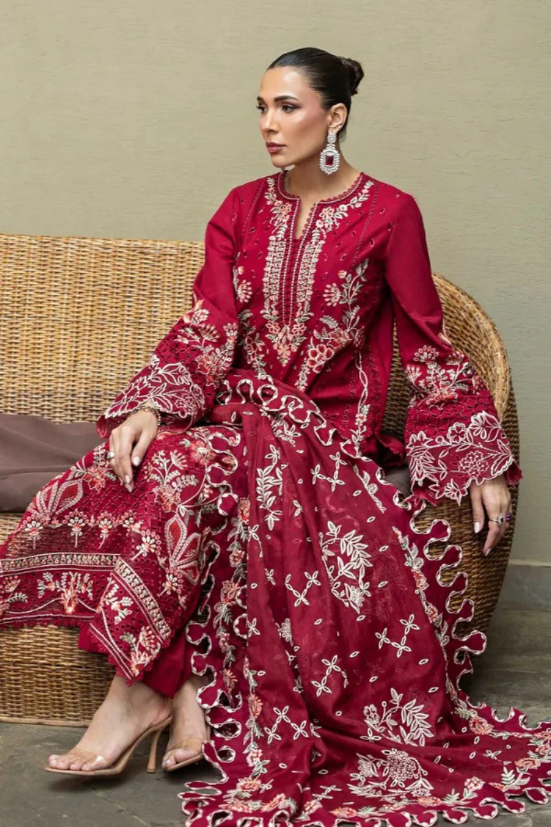 Maryvn – 3 Piece Embroidered Lawn – HS – 066
