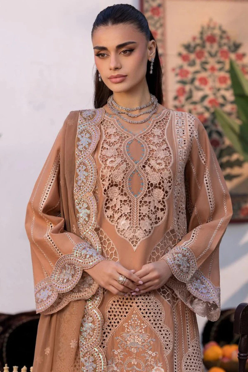 NEOMI – 3 Piece Embroidered Lawn – HS – 055