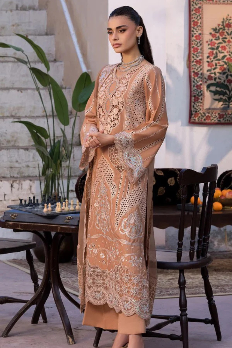 NEOMI – 3 Piece Embroidered Lawn – HS – 055