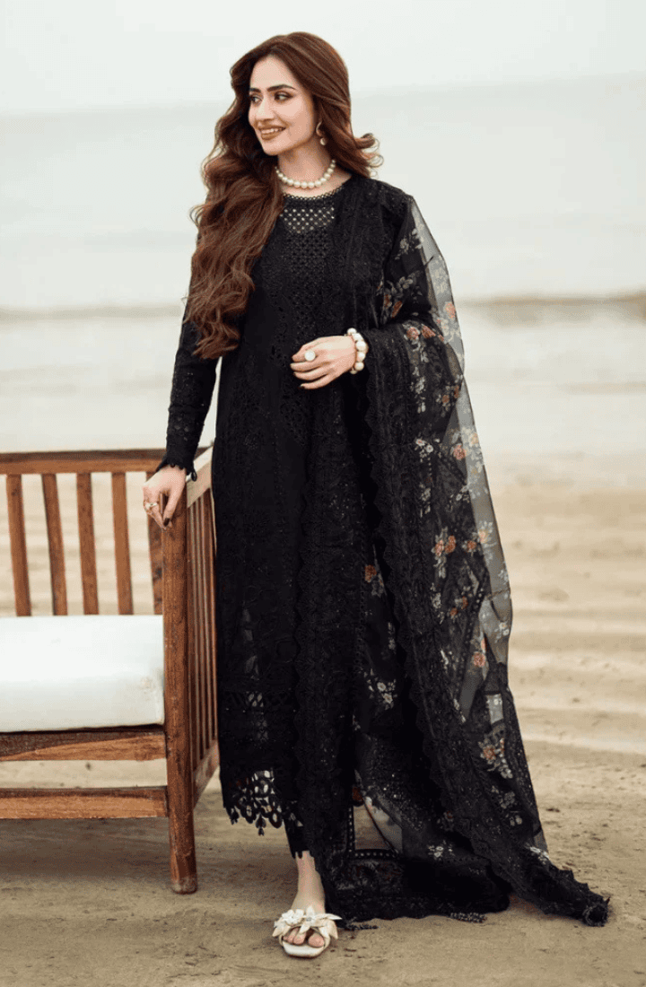 Nureh - 3PC Lawn Embroidered Suit - HS-013029