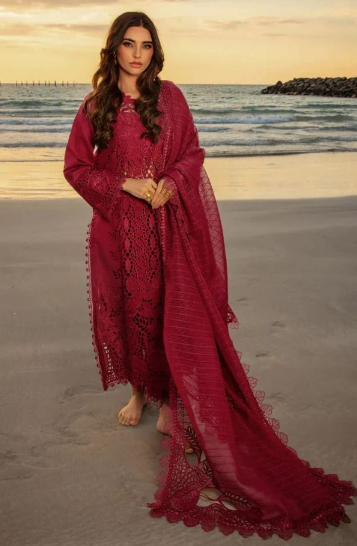 Rang Rasiya – 3 Piece Embroidered Lawn Suit – HS – 074