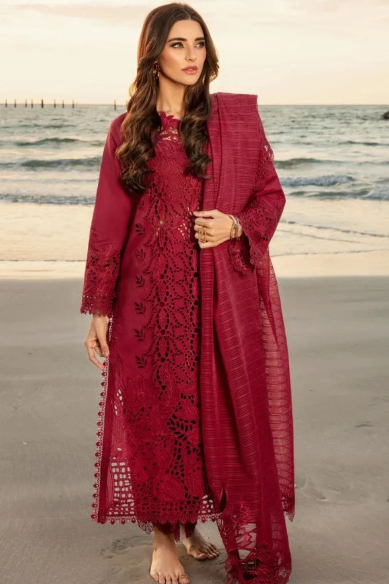 Rang Rasiya – 3 Piece Embroidered Lawn Suit – HS – 074