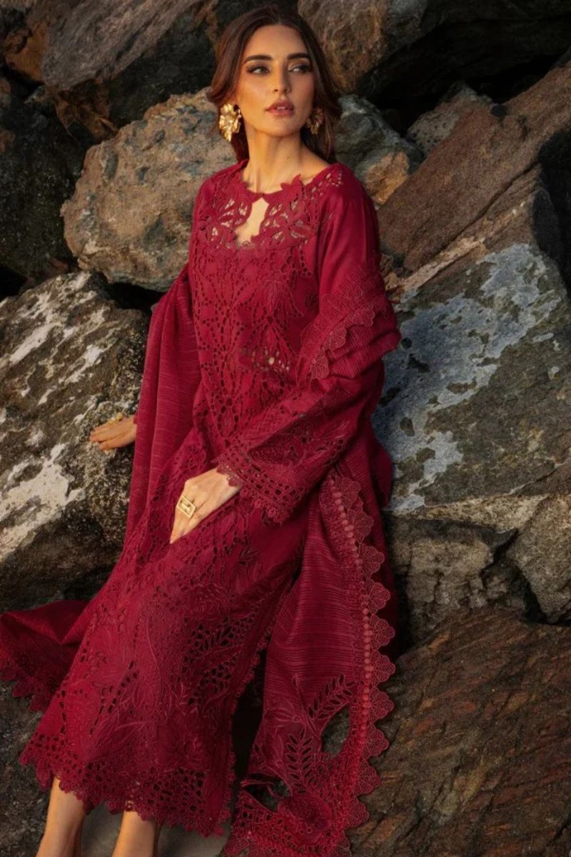 Rang Rasiya – 3 Piece Embroidered Lawn Suit – HS – 074