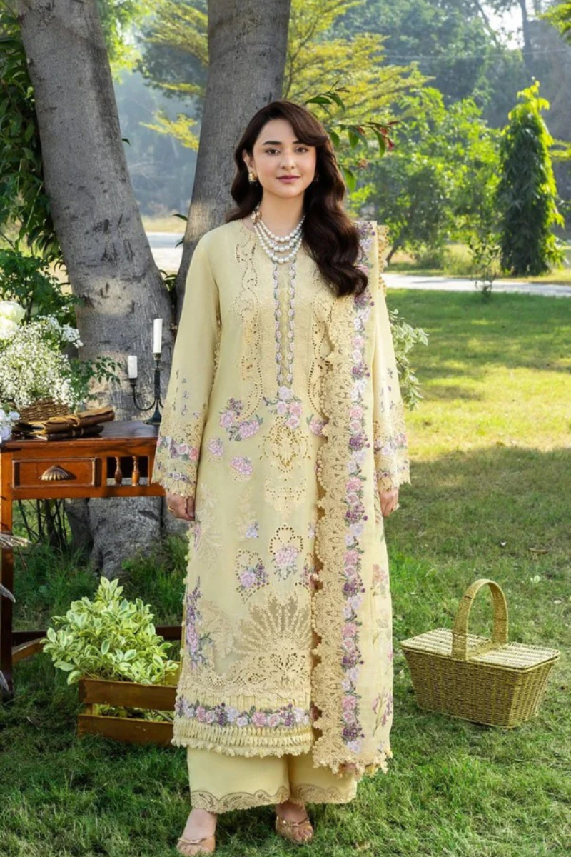 SOUCI – 3 Piece Embroidered Lawn – HS – 059