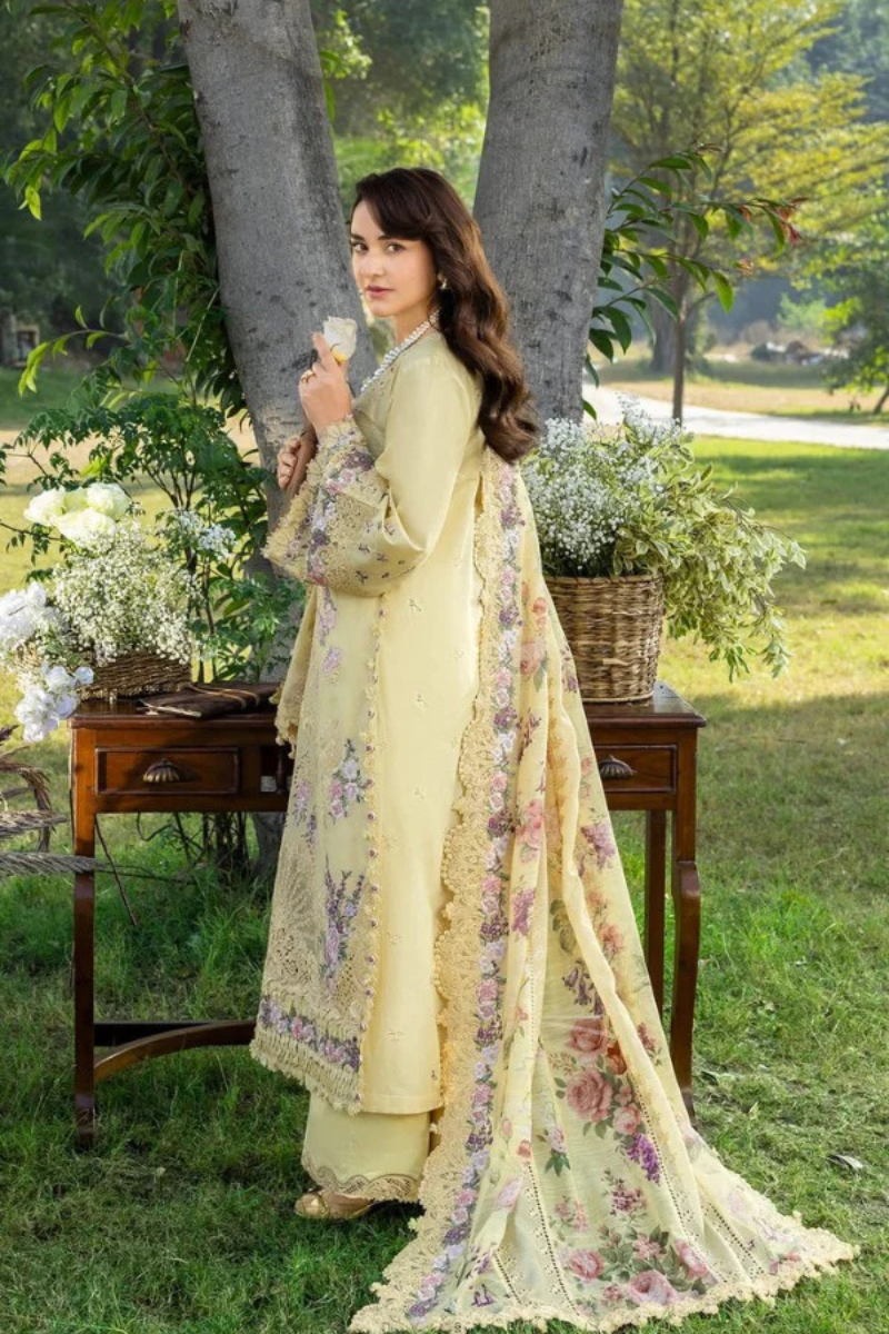 SOUCI – 3 Piece Embroidered Lawn – HS – 059