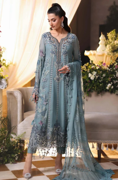 Maria B Luxury Viscos 3 Piece - HS - 0107