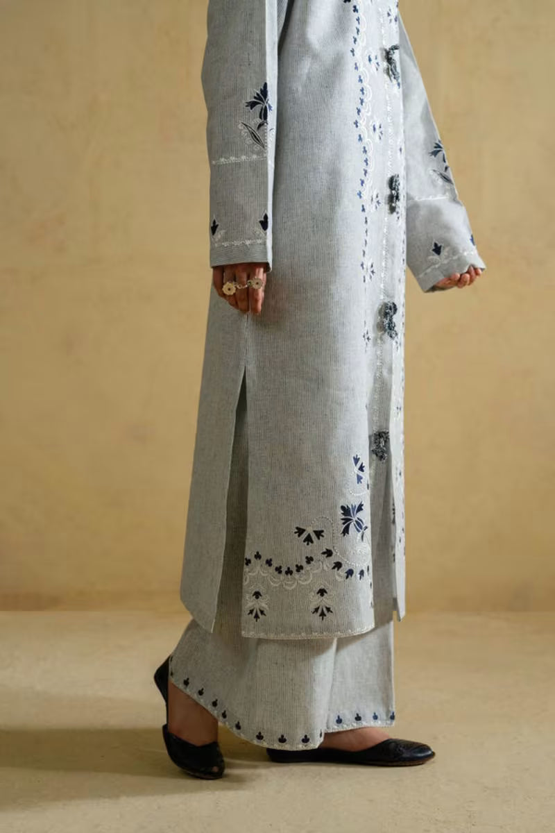 VIRA ELAN – 2 Piece Embroidered Lawn Suit – HS – 078