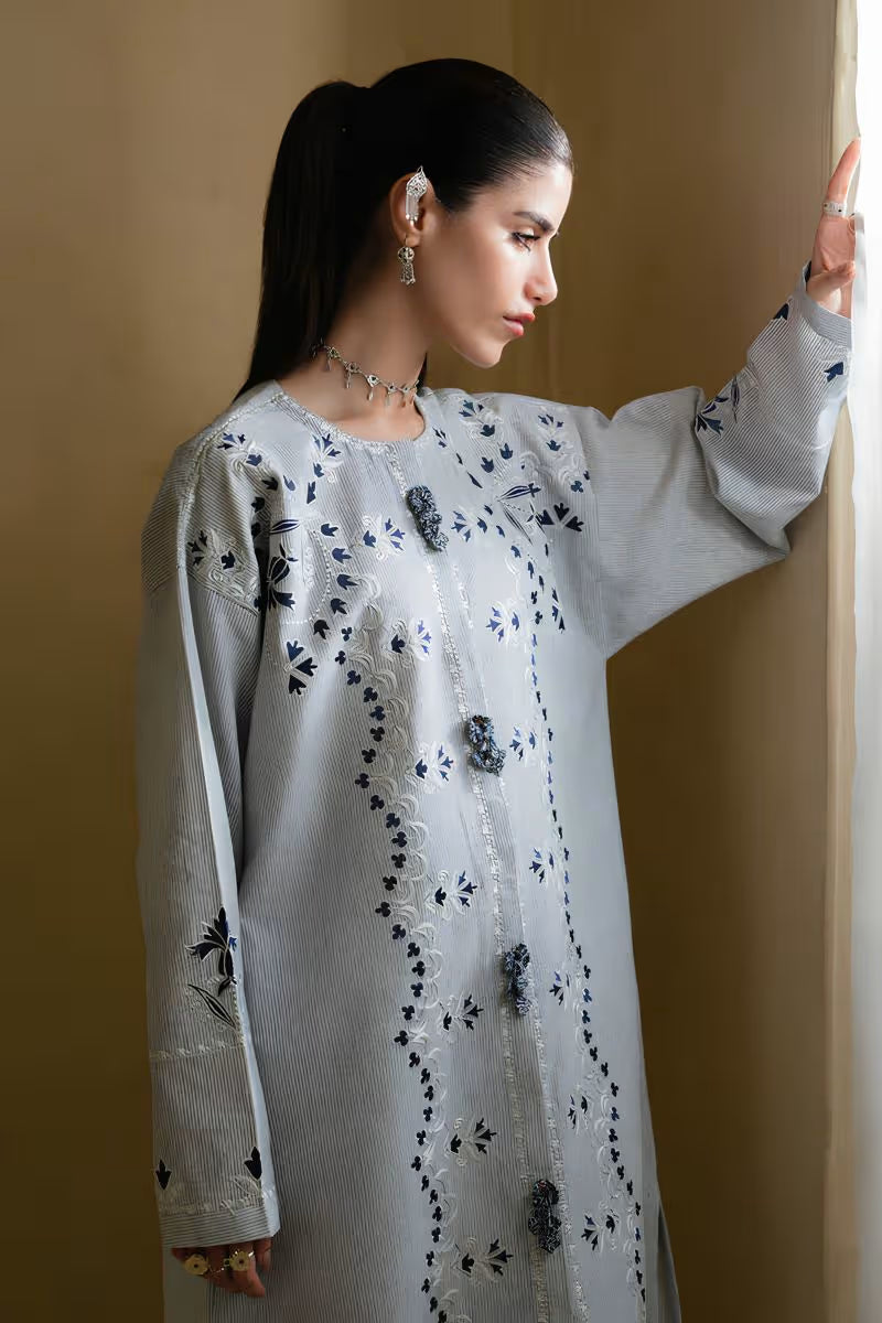 VIRA ELAN – 2 Piece Embroidered Lawn Suit – HS – 078
