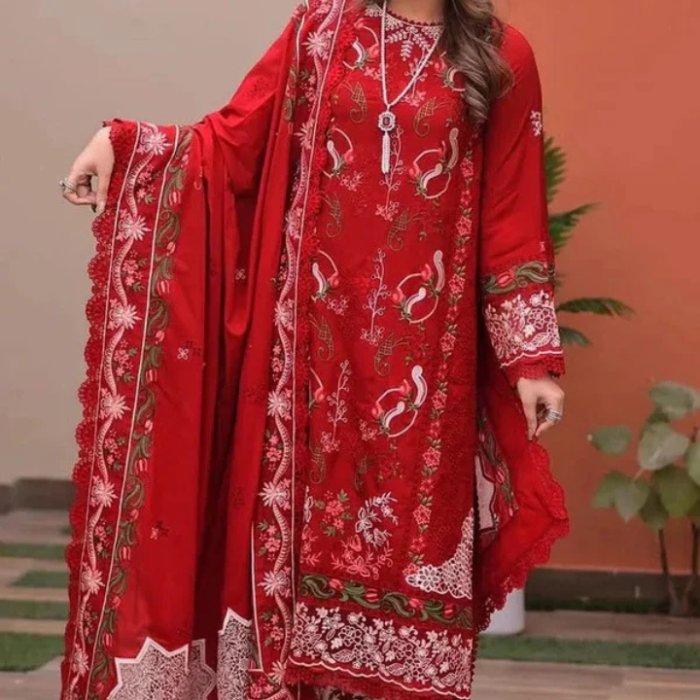 ruby grace – 3 piece embroidered lawn – hs – 070